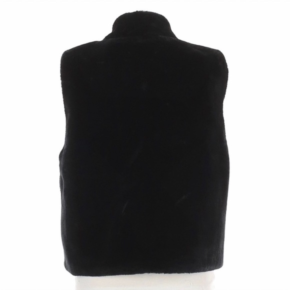 Talbots Chic Faux Fur Vest S/M - Picture 7 of 8